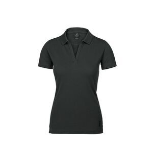 Nimbus Womens/Ladies Harvard Stretch Deluxe Polo Shirt / Charcoal